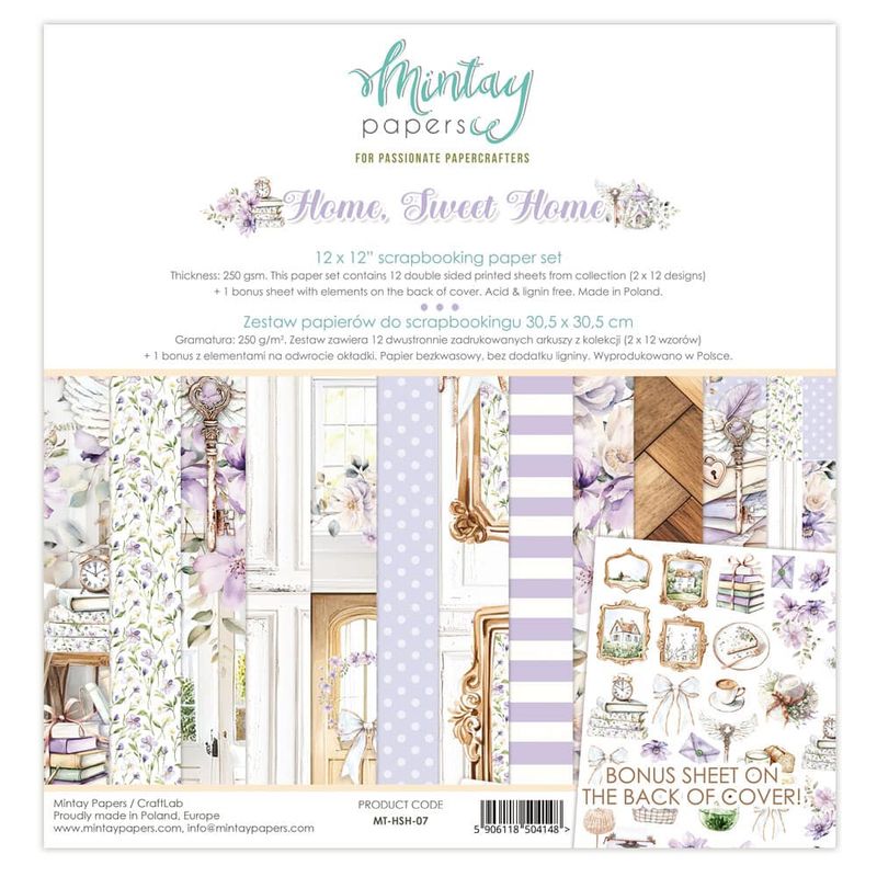 Mintay Papers Home Sweet Home - Assorted