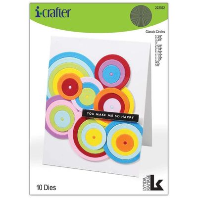 I-Crafter Dies - Classic Circles 10/pkg