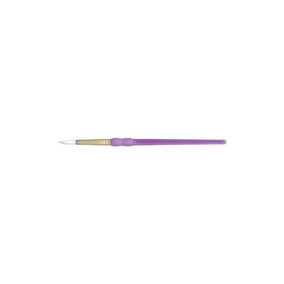 Crafter&#39;s Choice White Taklon Round Brush - Assorted