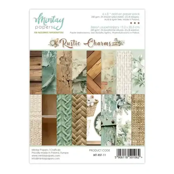 Mintay Papers Rustic Charms - Assorted