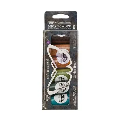 Finnabair Art Ingredients Mica Powder Set Golden Hour