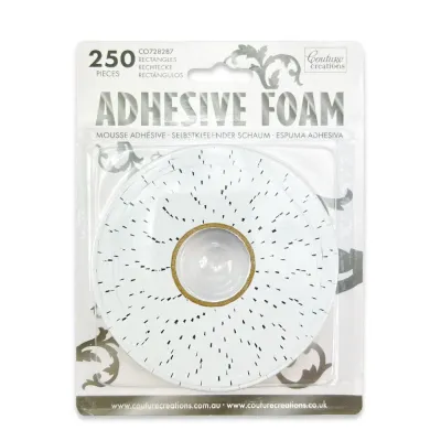 Couture Creations Adhesive Foam Rectangles 250/roll