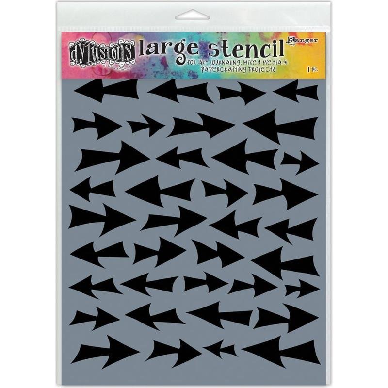 Dylusions Stencils 9&quot;X12&quot; - Assorted