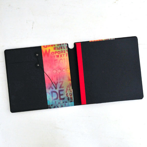 Dylusions Creative Journal Black 8.75"x9"