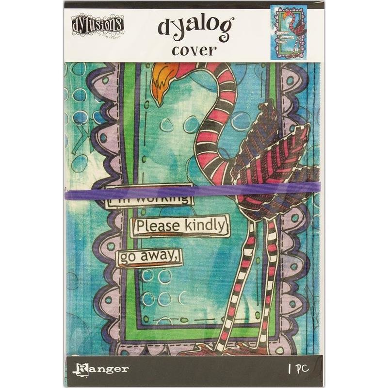 Dylusions Dyalog Canvas Printed Cover 5"X8" - Assorted