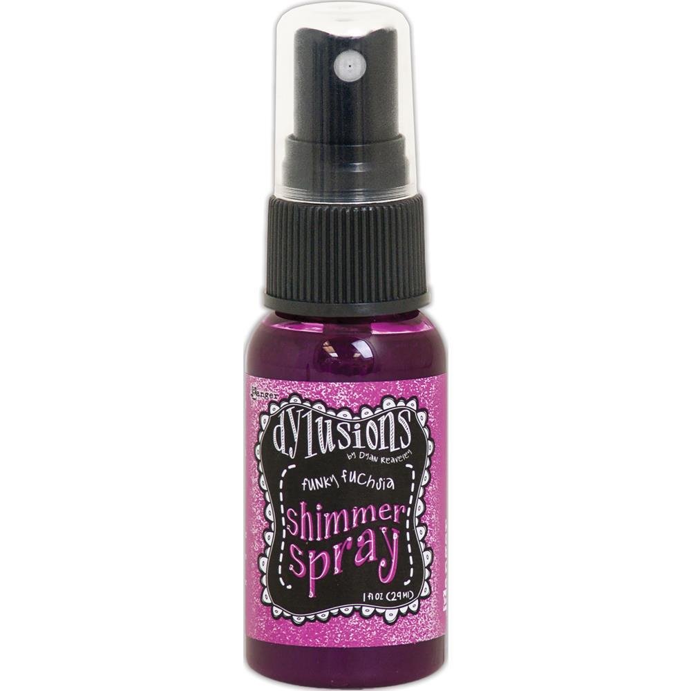Dylusions Shimmer Spray - Assorted, Colour: Funky Fuchsia