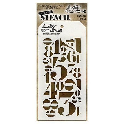 Tim Holtz Layering Stencil 4.125"X8.5" - Assorted