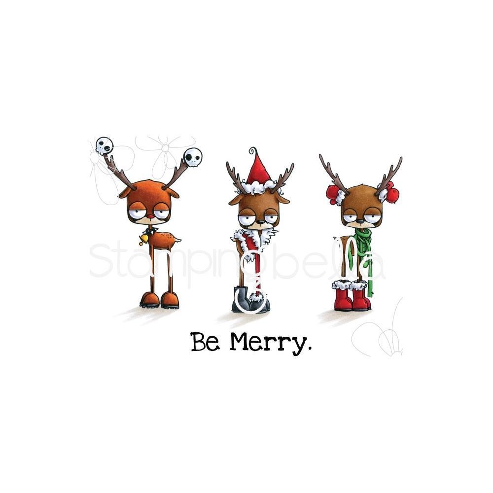 Stamping Bella Oddball Collection - Assorted, Style: Oddball Reindeer Set w/dies