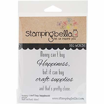 Stamping Bella Big Words - Assorted, Style: Money Can&#39;t Buy Happiness
