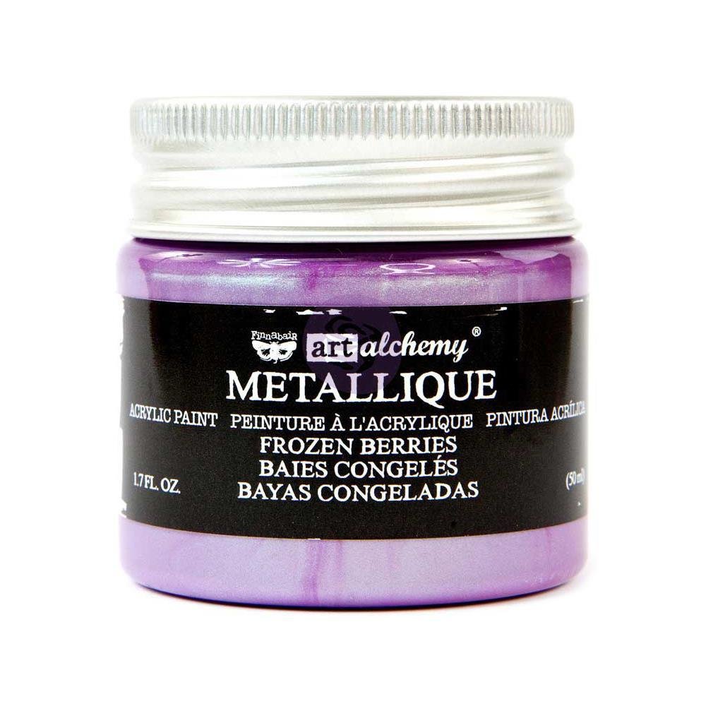 Finnabair Art Alchemy Metallique Acrylic Paint - Assorted