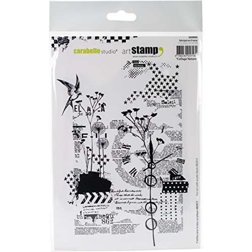 Carabelle Studio Background Cling Stamp A5 - Assorted, Title: Nature Collage