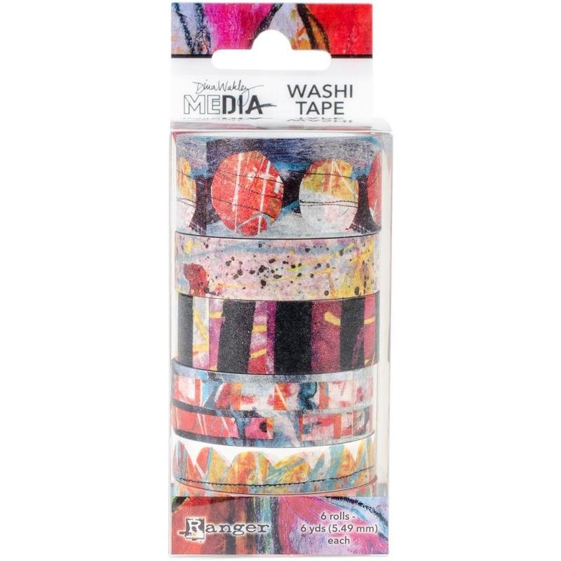 Dina Wakley MEdia Washi Tape - Assorted