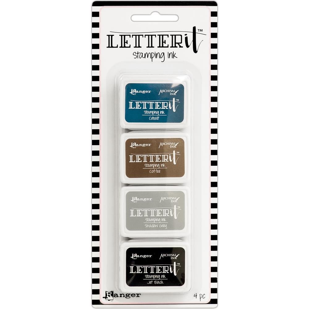 Ranger Letter It Stamping Ink Set - Assorted, Set: #1