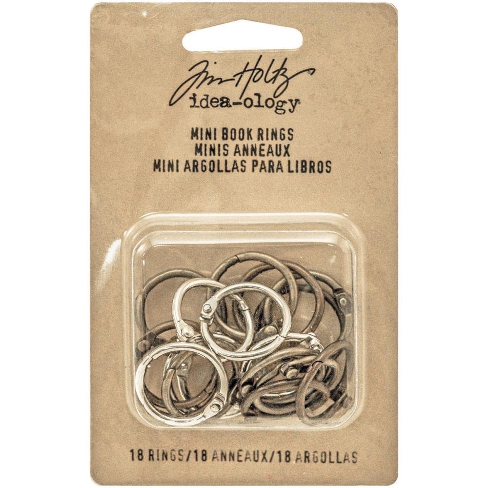 Tim Holtz Idea-ology Metal Mini Book Rings