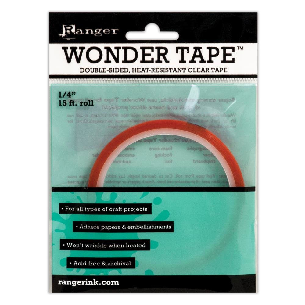 Ranger Wonder Tape - Assorted, Size: 1/4&quot; 15ft. roll