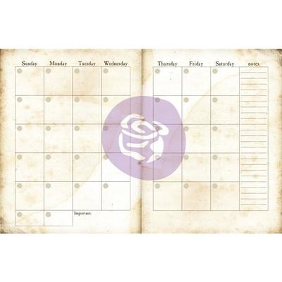 Finnabair Art Daily Planner Insert 6"X7.7" Monthly