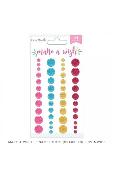 Cocoa Vanilla Make A Wish Enamel Dots Sparkles