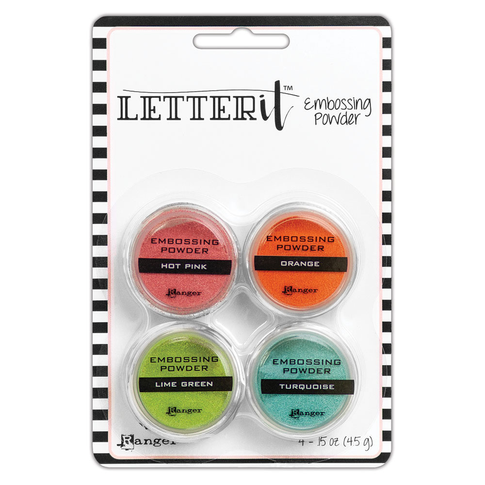 Ranger Letter It Embossing Powder Set Brights
