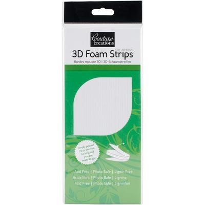 Couture Creations 3D Foam Strips White
