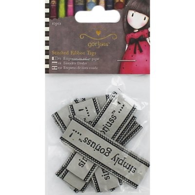 Santoro Simply Gorjuss Stitched Ribbon Tags
