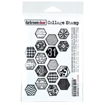 Darkroom Door Collage Cling Stamp 4.5&quot;X3&quot; - Assorted