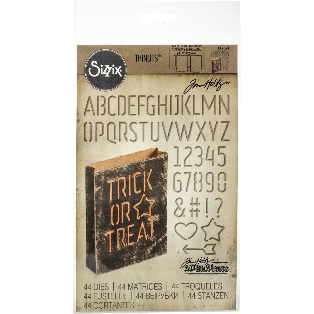 Tim Holtz Sizzix Thinlits Dies Treat Bag