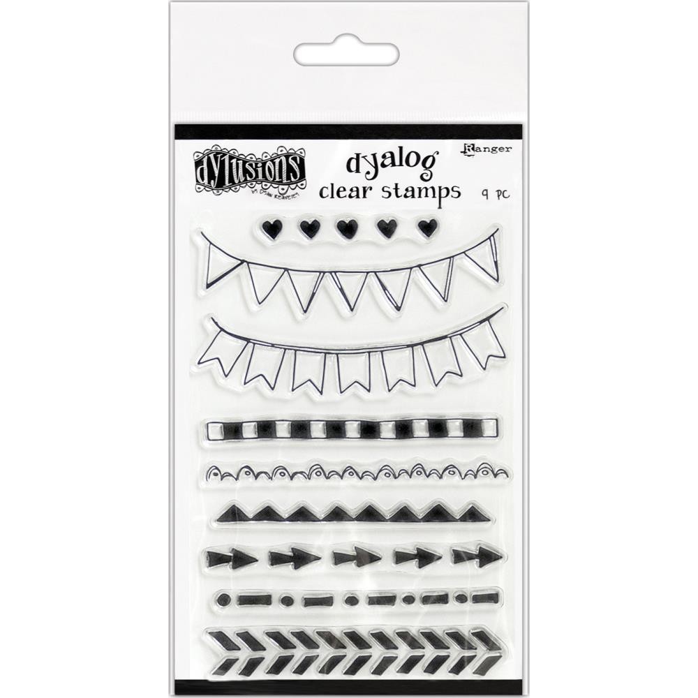 Dylusions Clear Stamps 4&quot;X8&quot; On The Edge