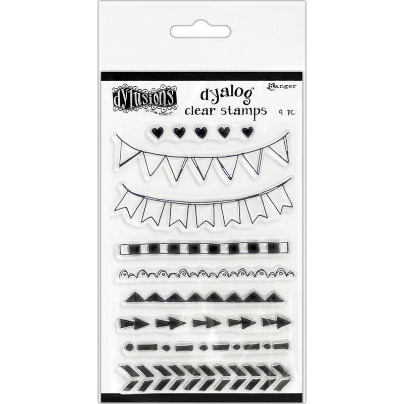 Dylusions Clear Stamps 4&quot;X8&quot; On The Edge