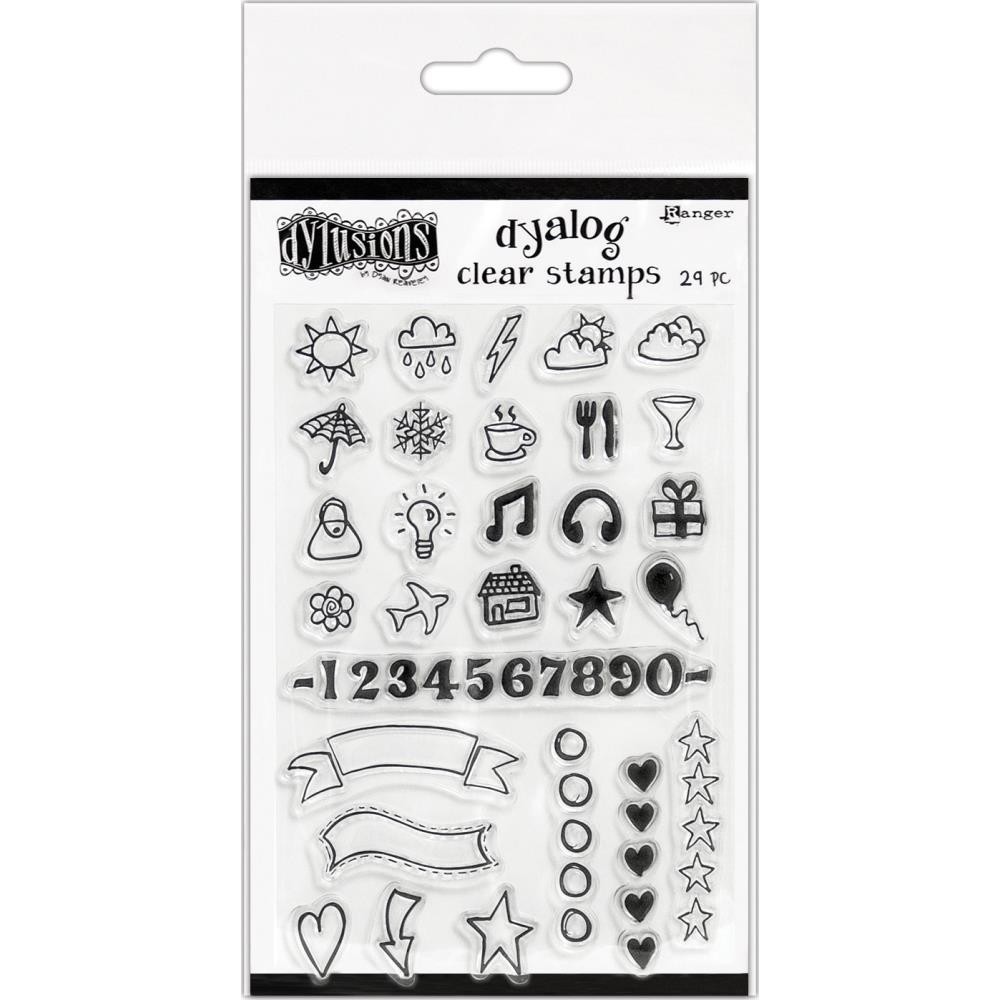 Dylusions Clear Stamps 4"X8" The Full Package