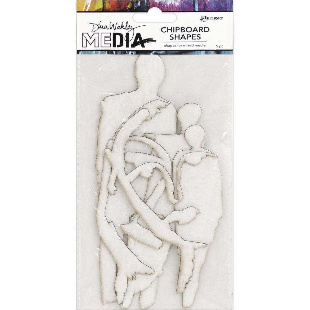 Dina Wakley MEdia Chipboard Shapes Persona