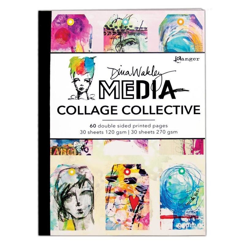 Dina Wakley MEdia Mixed Media Collage Collective