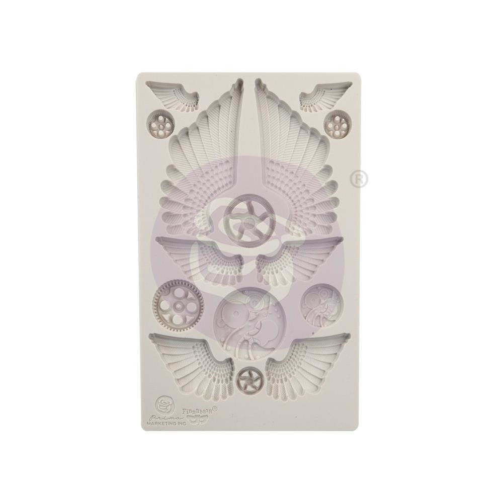 Finnabair Decor Moulds 5"X8" Cogs & Wings