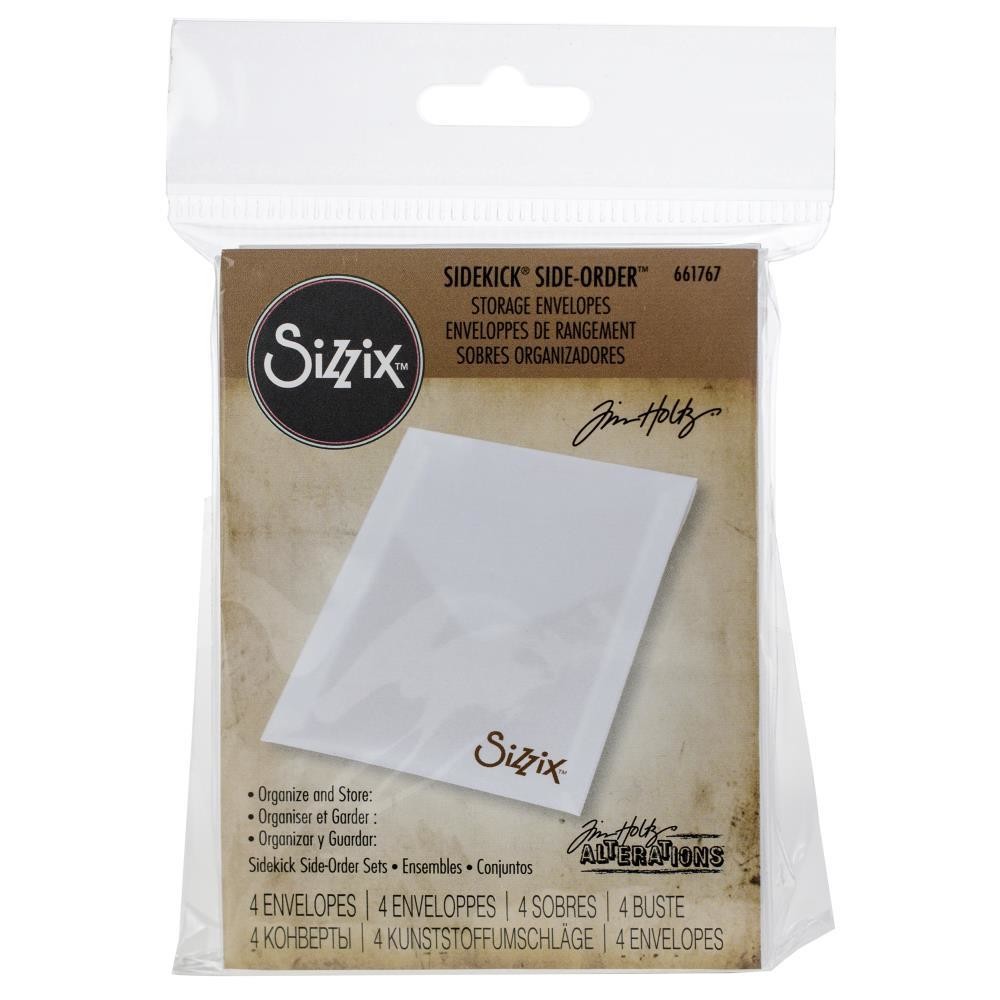 Sizzix Sidekick Side Order 3&quot;X4&quot; Storage Envelopes 4/Pkg