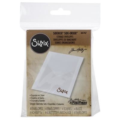 Sizzix Sidekick Side Order 3&quot;X4&quot; Storage Envelopes 4/Pkg