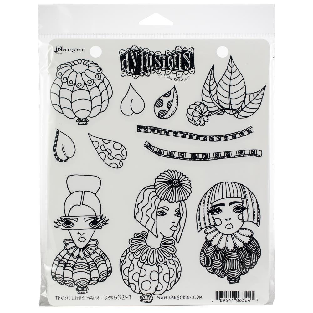Dylusions Cling Stamps - Assorted Dylusions Cling Stamps - Assorted