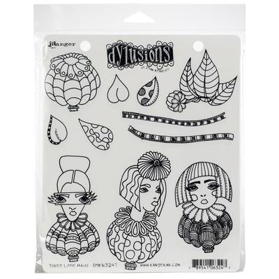 Dylusions Cling Stamps - Assorted
