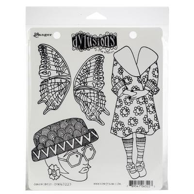 Dylusions Cling Stamps - Assorted