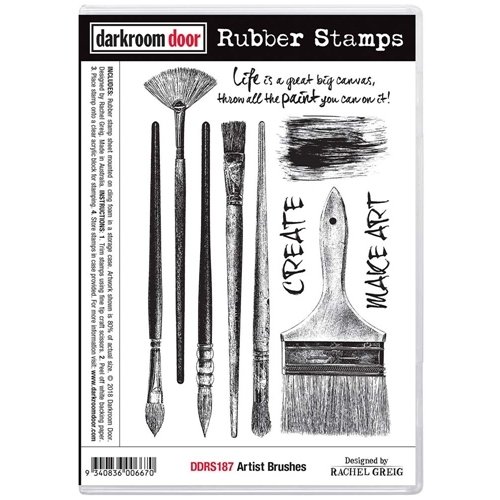 Darkroom Door Rubber Stamp Set - Assorted