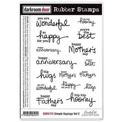 Darkroom Door Rubber Stamp Set - Assorted