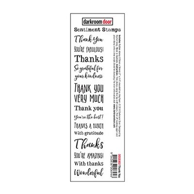 Darkroom Door Sentiment Stamps - Assorted