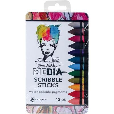 Dina Wakley MEdia Scribble Sticks - Assorted
