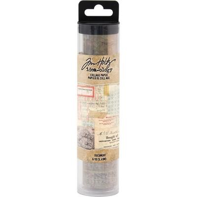 Tim Holtz Idea-ology Collage Paper Document