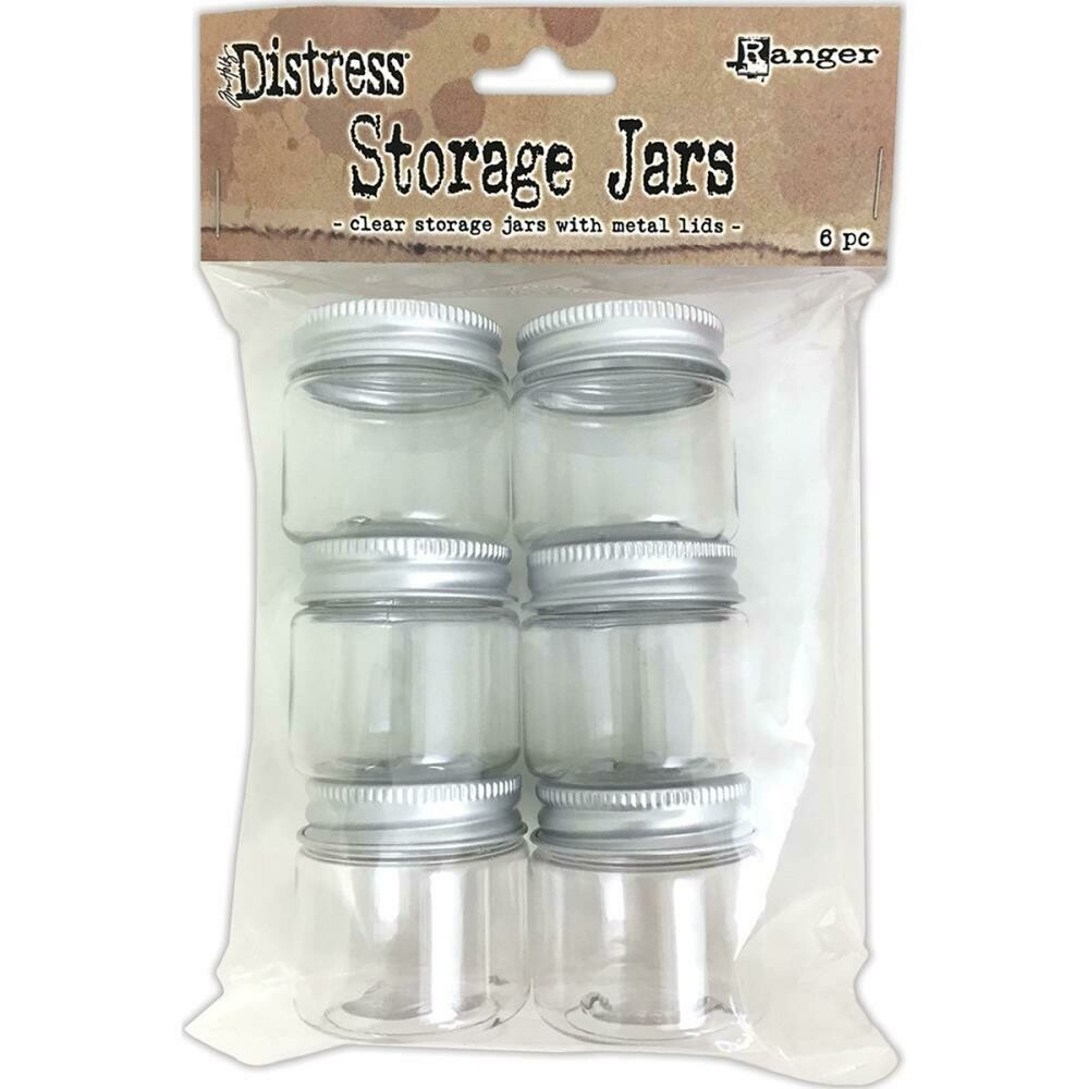 Tim Holtz Distress Storage Jars 6/pkg