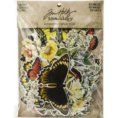 Tim Holtz Idea-ology Ephemera Pack Botanical