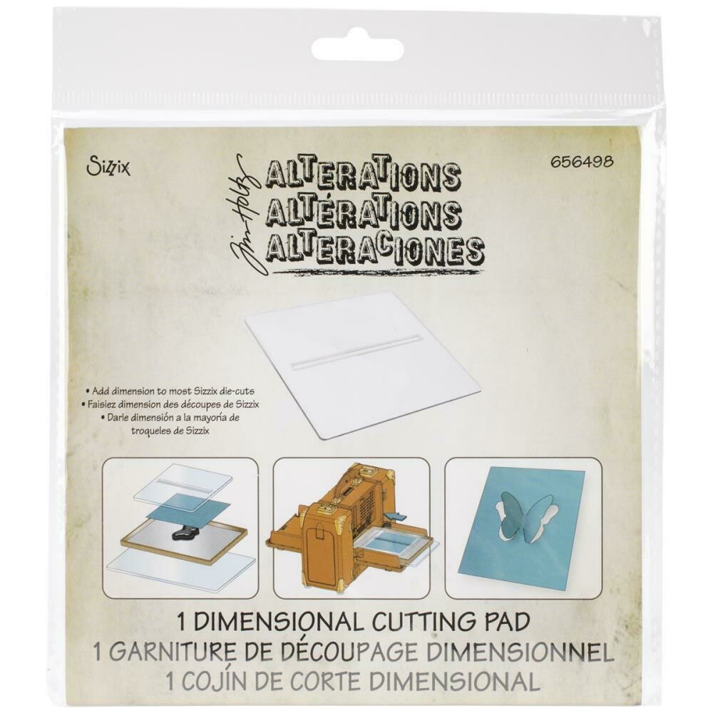 Tim Holtz Sizzix BIGkick/Big Shot/Vagabond Cutting Pad Dimension 6"X6"