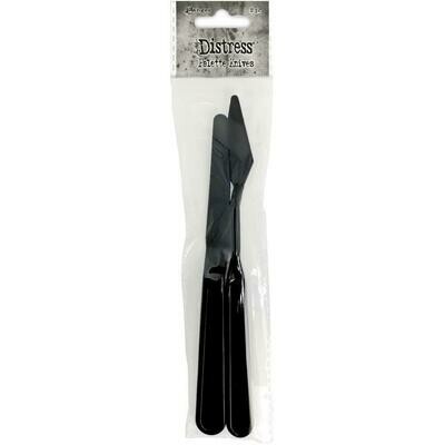 Tim Holtz Distress Palette Knives Black 2/pkg