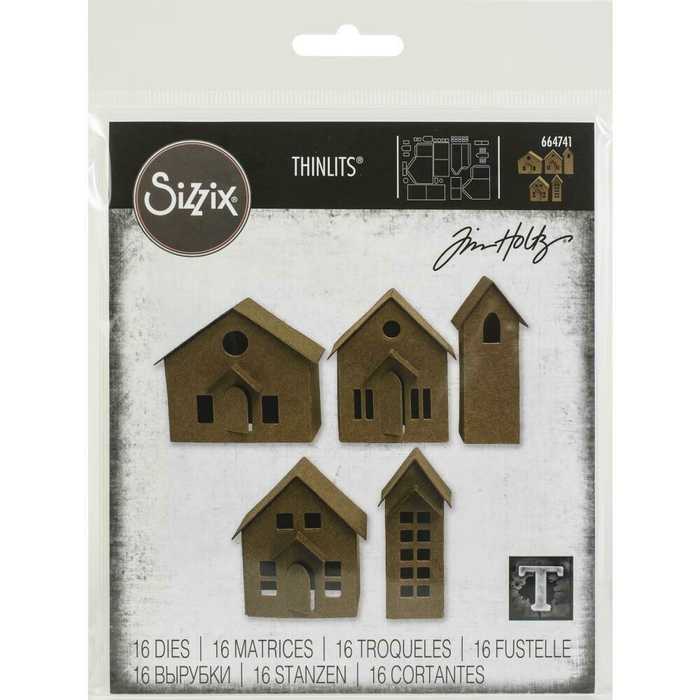 Tim Holtz Sizzix Thinlits Dies Paper Village