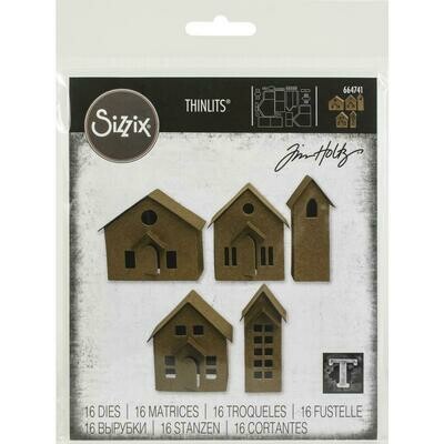 Tim Holtz Sizzix Thinlits Dies Paper Village