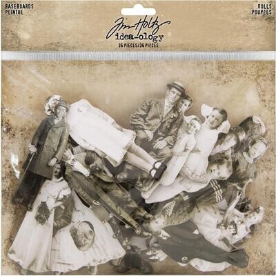 Tim Holtz Idea-ology Baseboards Dolls