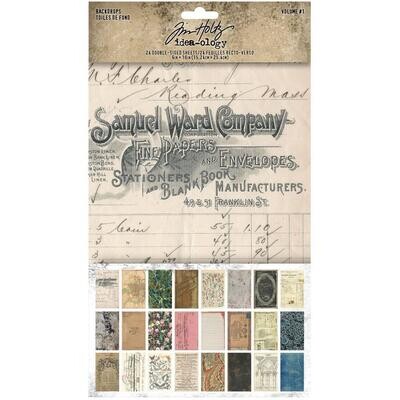 Tim Holtz Idea-ology Backdrops Volume 1